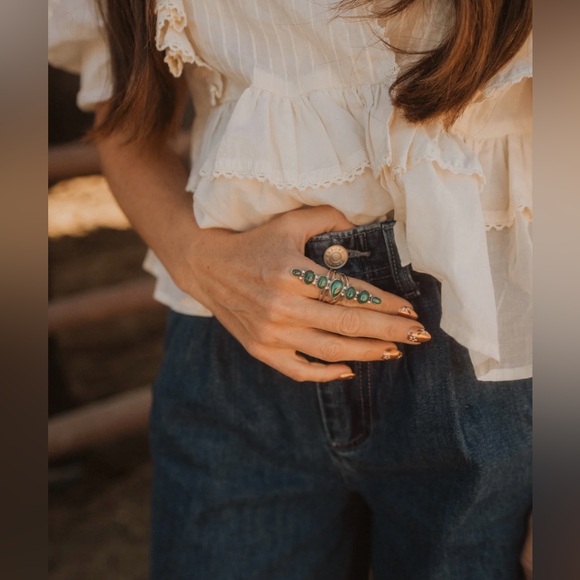 Goldie Lew Lolo Ring Malachite - Picture 2 of 5